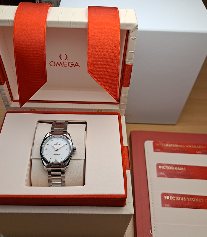 Ladies Omega Seamaster Aqua Terra 150M Quartz Ref. 220.10.28.60.54.001